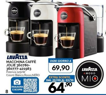 Orizzonte Macchina del caffè offerta