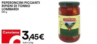 Coop Superstore Lombardi Peperoncini Piccanti Ripieni di Tonno 290 g offerta