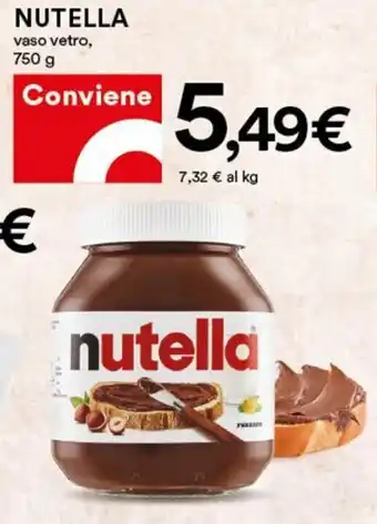 Coop Superstore Ferrero Nutella 750 g offerta