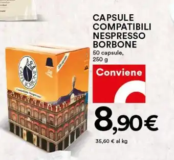 Coop Superstore Borbone Caffè Capsule Compatibili Nespresso 50 capsule 250 g offerta