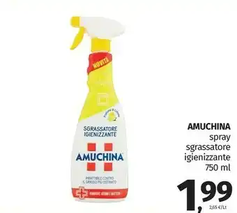 Pam Amuchina Spray Sgrassatore Igienizzante offerta