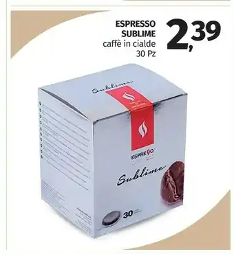 Pam Espresso Sublime Caffe In Cialde offerta