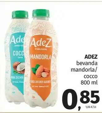 Pam Adez Bevanda Mandorla offerta