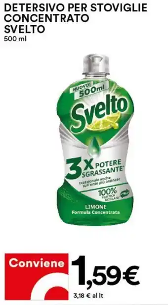 Coop Superstore Svelto Detersivo per Stoviglie Concentrato 500 ml offerta