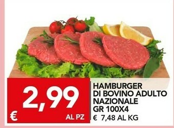 TuoDi Hamburger offerta