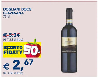 Esselunga Dogliani DOCG Clavesana 75 cl offerta