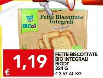TuoDi Biodi Fette biscottate offerta