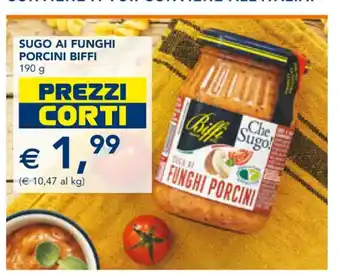 Esselunga Biffi Sugo Ai Funghi Porcini 190 g offerta