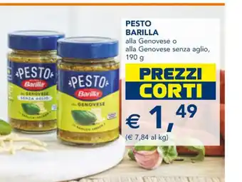 Esselunga Pesto Barilla alla Genovese o alla Genovese senza aglio, 190 g offerta