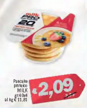 Ard Discount Milk Pancake proteico 40 gr x 4 offerta