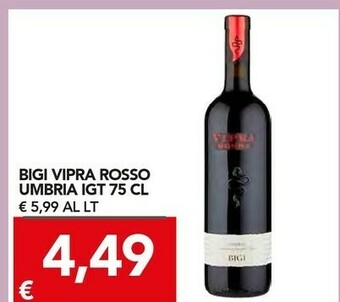 TuoDi Bigi Vino rosso offerta