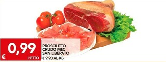 TuoDi Prosciutto Crudo Mec San Liberato offerta