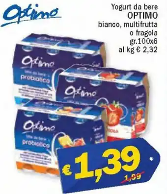 Ard Discount Optimo Yogurt da bere 100 gr x 6 offerta