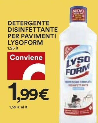 Coop Lysoform Pulizia pavimenti offerta
