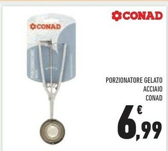 Conad Conad Porzionatore Gelato Acciaio offerta