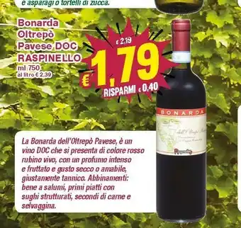 Prix Quality Dell Vino rosso offerta