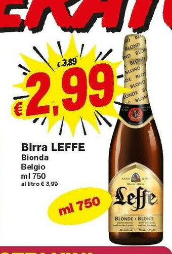 Prix Quality Leffe Birra offerta