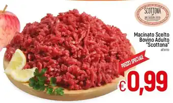 A&O Macinato Scelto Bovino Adulto Scottona offerta