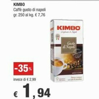 Crai Kimbo Caffè offerta