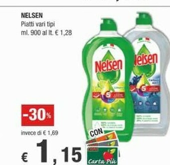 Crai Nelsen Detersivo piatti offerta