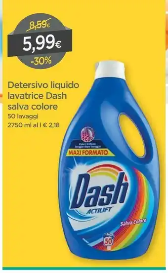 DPiù Dash Detersivo Liquido Lavatrice Salva Colore offerta