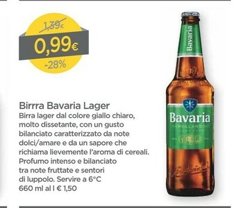 DPiù Bavaria Birra Lager offerta