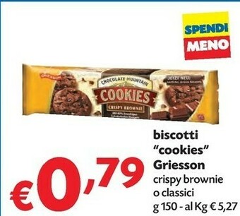 Pam Griesson Biscotti " Cookies " offerta