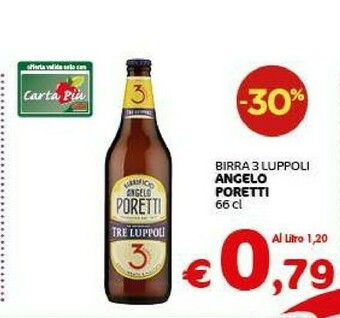 Crai Angelo Poretti Birra 3 Luppoli offerta