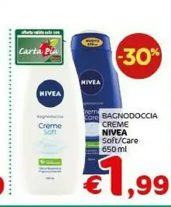 Crai Nivea Nivea Bacnodoccia Creme Soft/Care offerta