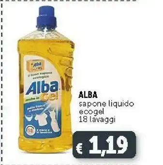 Deco Supermercati Alba Sapone Liquido Ecogel offerta