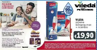Deco Supermercati Vileda Sistema 1+2 Spray Max + Ricambio offerta