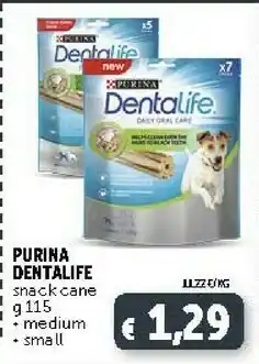 Deco Supermercati Purina Dentalife Snack Cane offerta