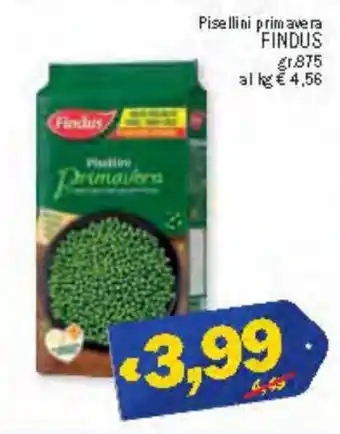 Ard Discount Findus Pisellini primavera 875 gr offerta