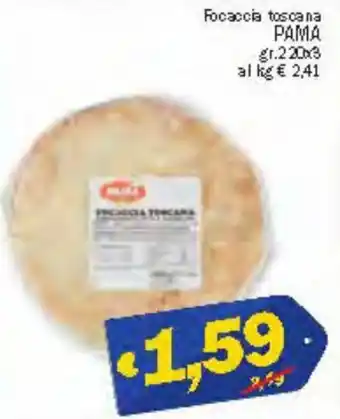 Ard Discount Pama Focaccia toscana 220 gr x 3 offerta