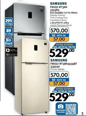 Orizzonte Samsung Frigoriferi offerta