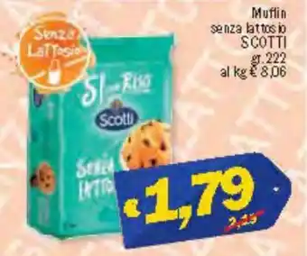 Ard Discount Scotti Muffin senza lattosio 222 gr offerta