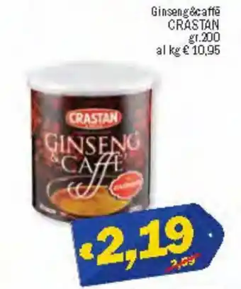 Crastan Ginseng & Caffè 200 gr