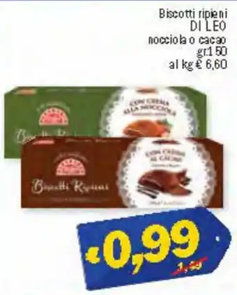 Ard Discount Di Leo Biscotti ripieni 150 gr offerta