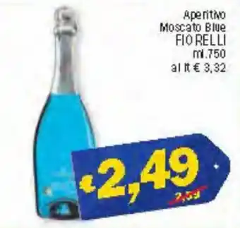 Ard Discount Fiorelli Aperitivo Moscato Blue 750 ml offerta