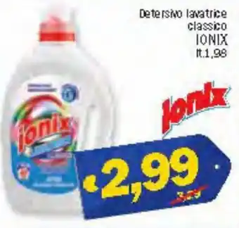 Ard Discount Ionix Detersivo Lavatrice classico 1,98 lt offerta