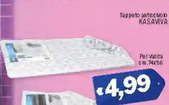 Ard Discount Kasaviva Tappeto antiscivolo Per vasca 74x36 cm offerta