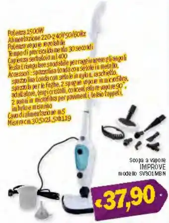 Ard Discount Improve Scopa a vapore modello SV301MBN offerta