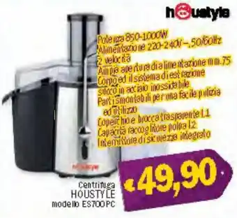 Ard Discount Houstyle Centrifuga modello ES700PC offerta