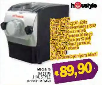 Ard Discount Houstyle Macchin per pasta modello MPM3H offerta