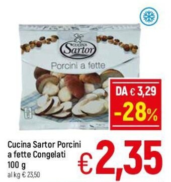 Cucina Sartor Porcini A Fette Congelati 100 g