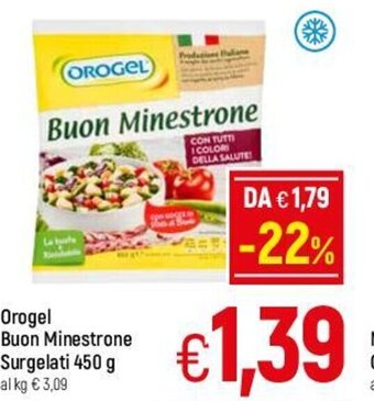 A&O Orogel Buon Minestrone Surgelati 450 g offerta