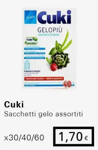 Iper Tosano Cuki Sacchetti gelo assortiti x30/40/60 offerta