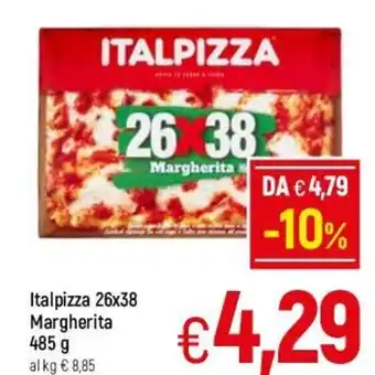 A&O Italpizza 26x38 Margherita 485 g offerta