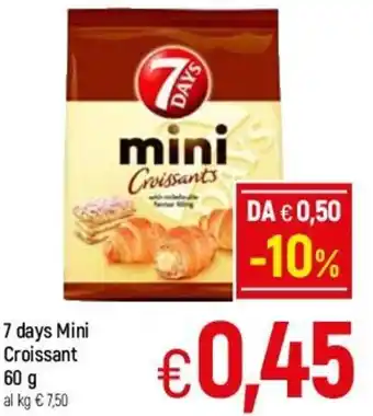 7 days Mini Croissant 60 g