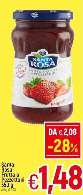 A&O Santa Rosa Frutta A Pezzettoni 350 g offerta